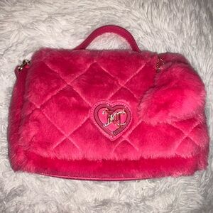 Juicy couture Luxurious Pink Quilted Handbag